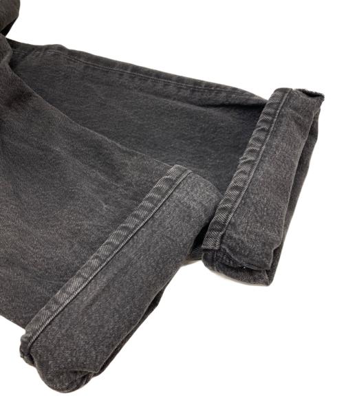 LEVI'S（リーバイス）LEVI'S (リーバイス) 後染め501デニムパンツ ブラック サイズ:W34L36の古着・服飾アイテム