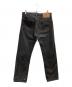 LEVI'S (リーバイス) 後染め501デニムパンツ ブラック サイズ:W34L36：16000円