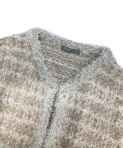theory luxe（セオリーリュクス）theory luxe (セオリーリュクス) ツイードセットアップ ベージュ サイズ:38の古着・服飾アイテム