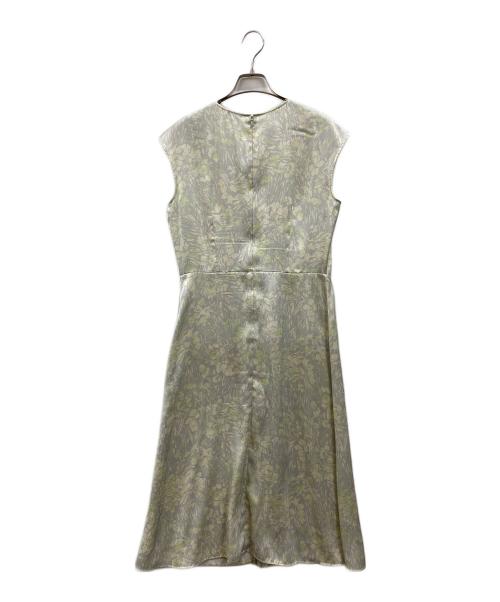 theory luxe（セオリーリュクス）theory luxe (セオリーリュクス) センタープリーツノースリーブワンピース グリーン サイズ:38の古着・服飾アイテム