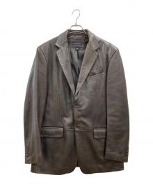 BANANA REPUBLIC（バナナリパブリック）の古着「レザーコート」｜ブラウン