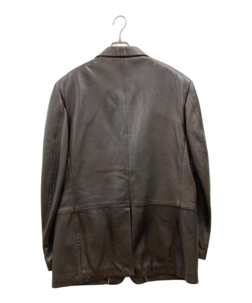 BANANA REPUBLIC（バナナリパブリック）BANANA REPUBLIC (バナナリパブリック) レザーコート ブラウン サイズ:Lの古着・服飾アイテム