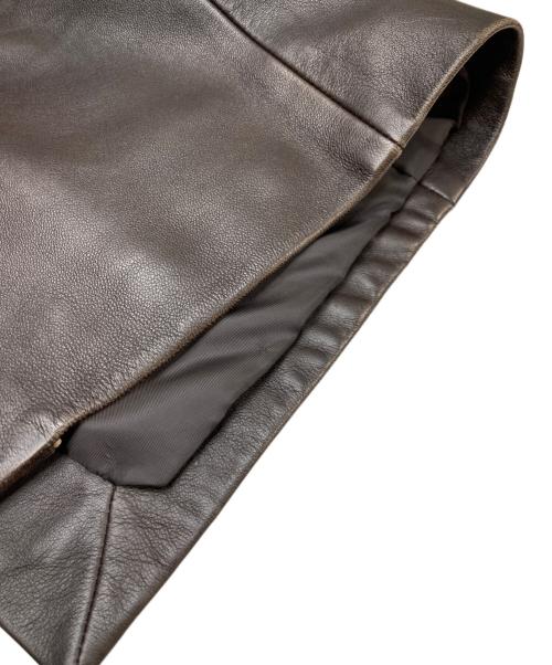 BANANA REPUBLIC（バナナリパブリック）BANANA REPUBLIC (バナナリパブリック) レザーコート ブラウン サイズ:Lの古着・服飾アイテム