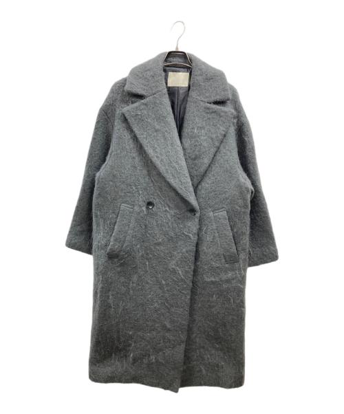 uncrave（アンクレイヴ）uncrave (アンクレイヴ) シャギー オーバーコート グレー サイズ:2の古着・服飾アイテム