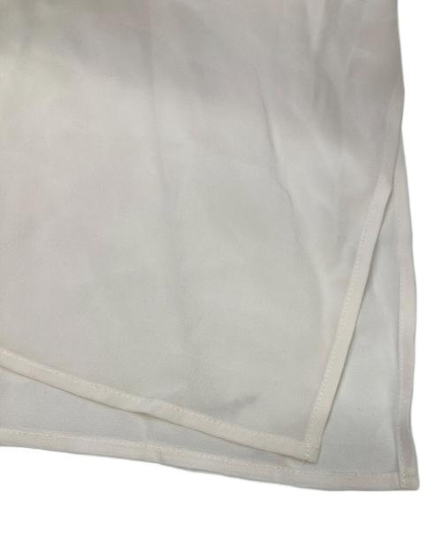 POLO RALPH LAUREN（ポロ・ラルフローレン）POLO RALPH LAUREN (ポロ・ラルフローレン) シルクフレンチスリーブブラウス ベージュ サイズ:160／84Aの古着・服飾アイテム