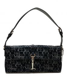 COACH（コーチ）の古着「ミニシグネチャーショルダーバッグ」｜ブラック