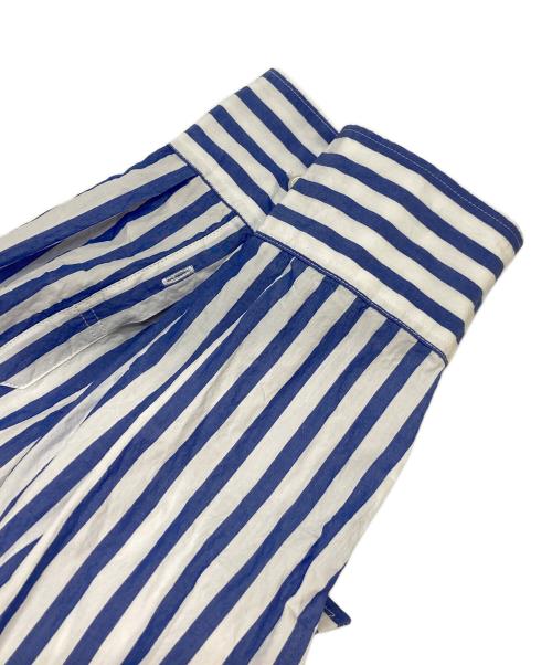 L'appartement（アパルトモン）L'appartement (アパルトモン) FABRICA STRIPE SHIRT ONEPIECE ブルー サイズ:不明（実寸参照）の古着・服飾アイテム