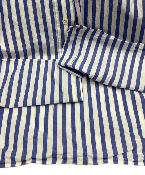 L'appartement（アパルトモン）L'appartement (アパルトモン) FABRICA STRIPE SHIRT ONEPIECE ブルー サイズ:不明（実寸参照）の古着・服飾アイテム