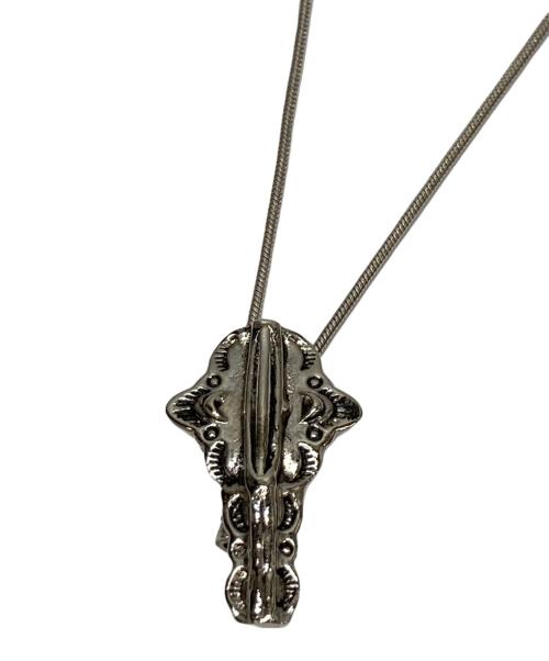 TOGA TOO（トーガ・トゥ）TOGA TOO (トーガ・トゥ) METAL CHAIN LOOP TIE シルバーの古着・服飾アイテム