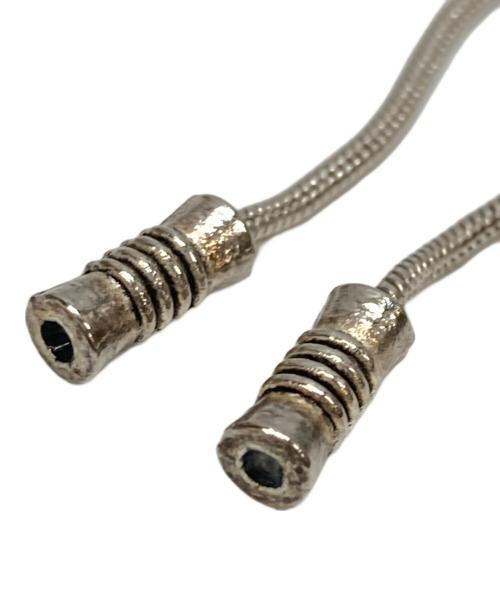 TOGA TOO（トーガ・トゥ）TOGA TOO (トーガ・トゥ) METAL CHAIN LOOP TIE シルバーの古着・服飾アイテム