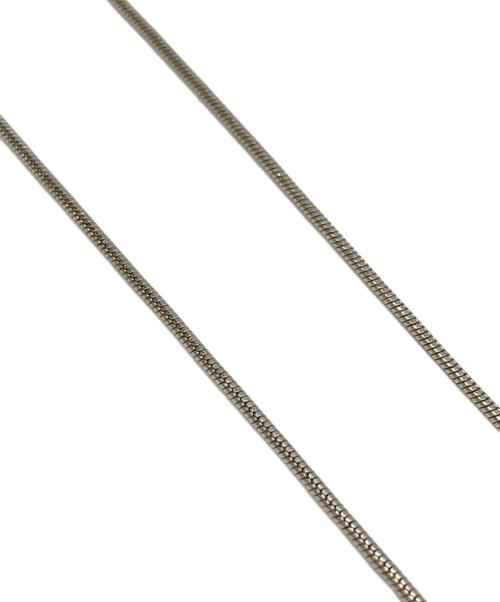 TOGA TOO（トーガ・トゥ）TOGA TOO (トーガ・トゥ) METAL CHAIN LOOP TIE シルバーの古着・服飾アイテム