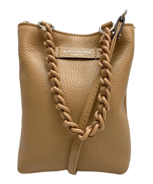 GIANNI CHIARINI（ジャンニ キアリーニ）GIANNI CHIARINI (ジャンニ キアリーニ) カミッラ ミニショルダー ブラウンの古着・服飾アイテム