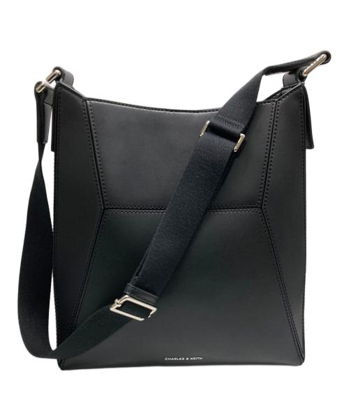 CHARLES & KEITH（チャールズアンドキース）CHARLES & KEITH (チャールズアンドキース) ナスリン ジオメトリック トートバッグ ブラックの古着・服飾アイテム