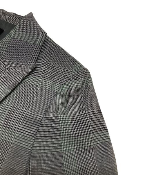 UNTITLED（アンタイトル）UNTITLED (アンタイトル) チェック柄ダブルブレストジャケット グレー サイズ:Sの古着・服飾アイテム