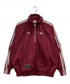 adidasアディダス）の古着「アーセナル テラスアイコン ハーフジップ ジャケット」｜レッド
