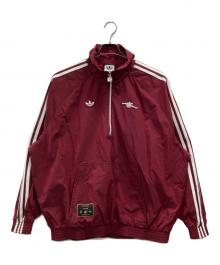 adidas（アディダス）の古着「アーセナル テラスアイコン ハーフジップ ジャケット」｜レッド