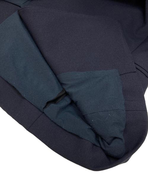 PLST（プラステ）PLST (プラステ) ブラッシュドバックカラーレスジャケット＆ブラッシュドバックスティックパンツ ネイビー サイズ:ジャケットM パンツLの古着・服飾アイテム