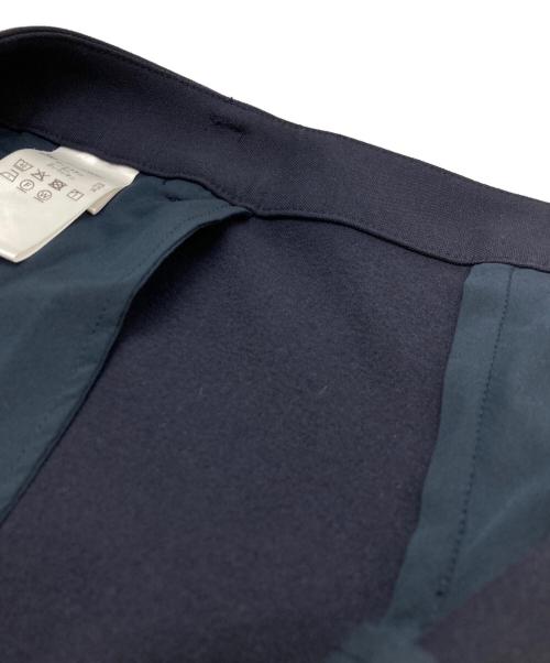 PLST（プラステ）PLST (プラステ) ブラッシュドバックカラーレスジャケット＆ブラッシュドバックスティックパンツ ネイビー サイズ:ジャケットM パンツLの古着・服飾アイテム