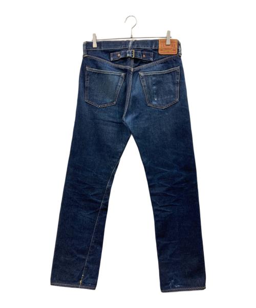 BONCOURA（ボンクラ）BONCOURA (ボンクラ) シンチバックボタンフライデニムパンツ インディゴ サイズ:W32の古着・服飾アイテム
