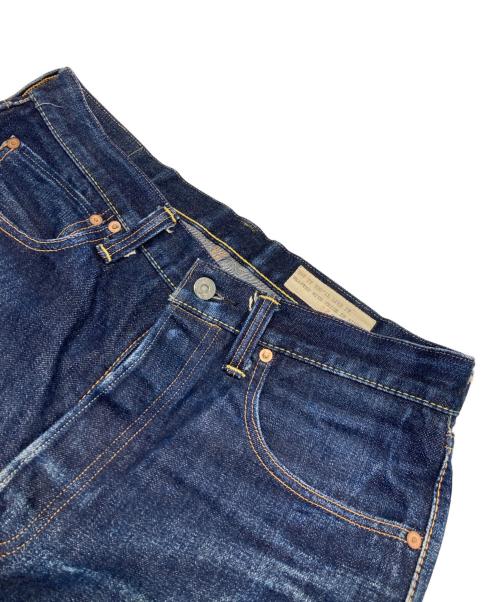 BONCOURA（ボンクラ）BONCOURA (ボンクラ) シンチバックボタンフライデニムパンツ インディゴ サイズ:W32の古着・服飾アイテム