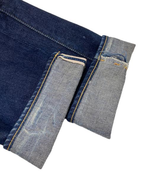 BONCOURA（ボンクラ）BONCOURA (ボンクラ) シンチバックボタンフライデニムパンツ インディゴ サイズ:W32の古着・服飾アイテム