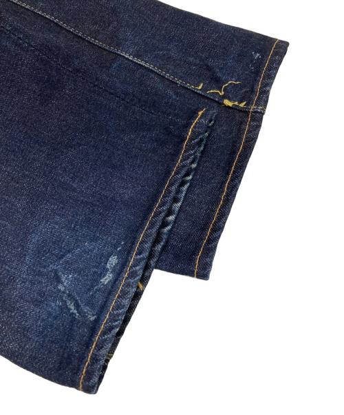 BONCOURA（ボンクラ）BONCOURA (ボンクラ) シンチバックボタンフライデニムパンツ インディゴ サイズ:W32の古着・服飾アイテム