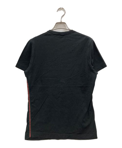 GUCCI（グッチ）GUCCI (グッチ) ヘンリーネックカットソー ブラック サイズ:Sの古着・服飾アイテム
