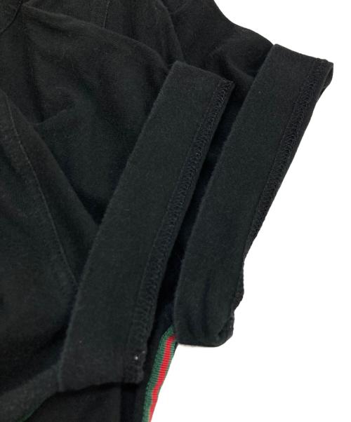 GUCCI（グッチ）GUCCI (グッチ) ヘンリーネックカットソー ブラック サイズ:Sの古着・服飾アイテム