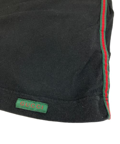 GUCCI（グッチ）GUCCI (グッチ) ヘンリーネックカットソー ブラック サイズ:Sの古着・服飾アイテム