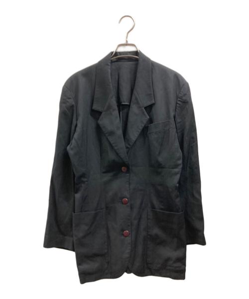 Jean Paul GAULTIER（ジャンポールゴルチェ）Jean Paul GAULTIER (ジャンポールゴルチェ) ウール3Bテーラードジャケット ブラック サイズ:9の古着・服飾アイテム