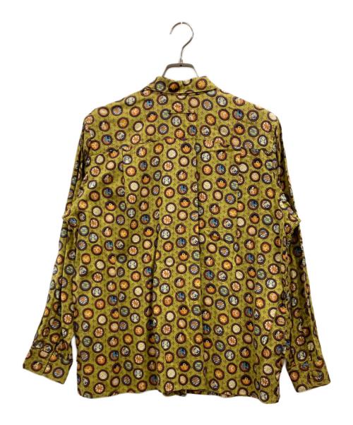 Jean Paul Gaultier FEMME（ジャンポールゴルチエ フェム）Jean Paul Gaultier FEMME (ジャンポールゴルチエ フェム) 総柄シャツ オリーブ サイズ:40の古着・服飾アイテム