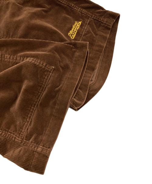 STANDARD CALIFORNIA（スタンダードカリフォルニア）STANDARD CALIFORNIA (スタンダードカリフォルニア) コーデュロイハーフパンツ ブラウン サイズ:W30の古着・服飾アイテム