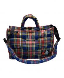 Coachtopia（コーチトピア）の古着「ループ トート・プラッド キルティング/2WAYショルダーバッグ」｜マルチカラー