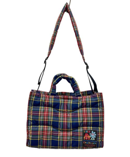 Coachtopia（コーチトピア）Coachtopia (コーチトピア) ループ トート・プラッド キルティング/2WAYショルダーバッグ マルチカラーの古着・服飾アイテム