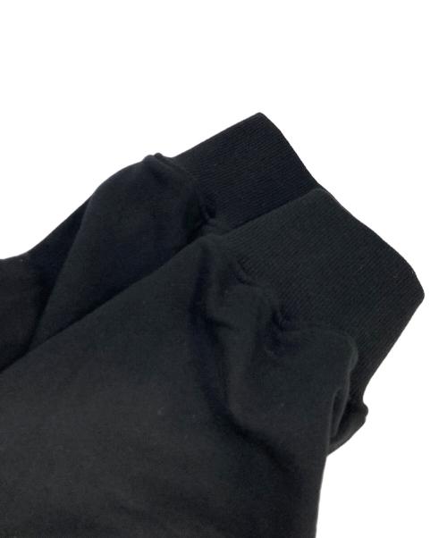 s'yte（サイト）s'yte (サイト) FRENCH TERRY ASYMMETRICAL ZIP-UP HOODIE ブラック サイズ:3 未使用品の古着・服飾アイテム