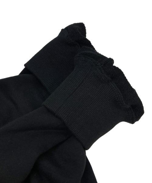 s'yte（サイト）s'yte (サイト) FRENCH TERRY ASYMMETRICAL ZIP-UP HOODIE ブラック サイズ:3 未使用品の古着・服飾アイテム
