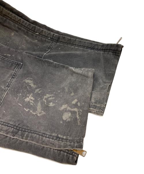 CarHartt（カーハート）CarHartt (カーハート) ダック地ダブルニーオーバーオール ブラック サイズ:Freeの古着・服飾アイテム