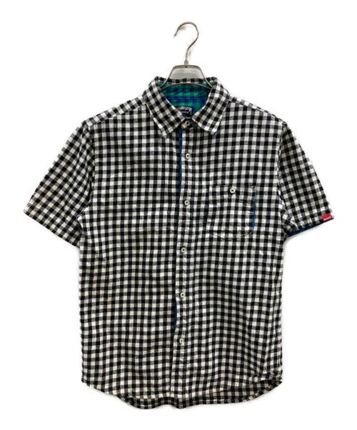 stussy（ステューシー）stussy (ステューシー) チェックシャツ ブラック サイズ:Mの古着・服飾アイテム