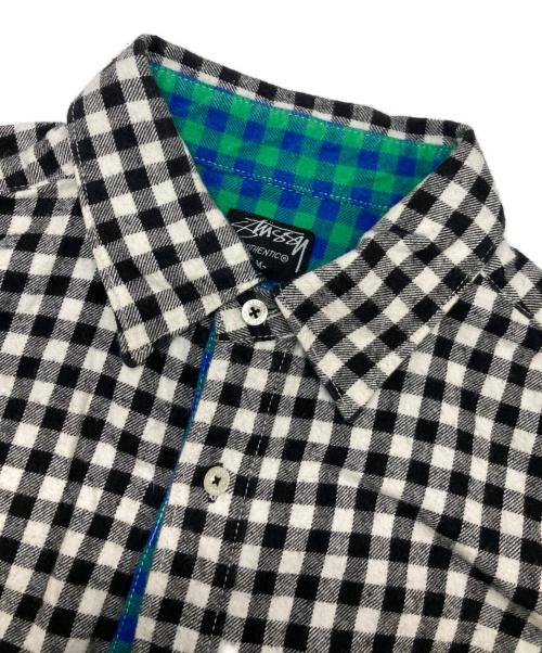 stussy（ステューシー）stussy (ステューシー) チェックシャツ ブラック サイズ:Mの古着・服飾アイテム
