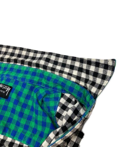 stussy（ステューシー）stussy (ステューシー) チェックシャツ ブラック サイズ:Mの古着・服飾アイテム