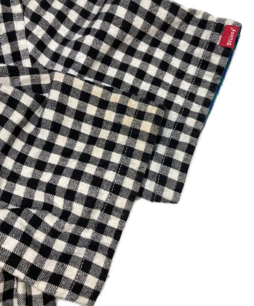 stussy（ステューシー）stussy (ステューシー) チェックシャツ ブラック サイズ:Mの古着・服飾アイテム