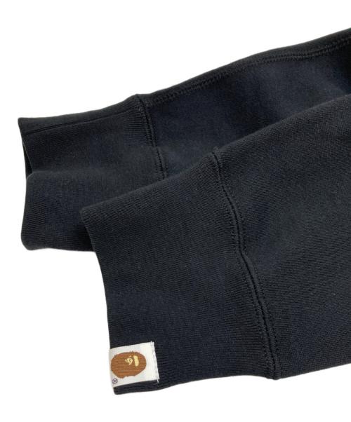 A BATHING APE（アベイシングエイプ）A BATHING APE (アベイシングエイプ) ロゴジップパーカー ブラック サイズ:XLの古着・服飾アイテム