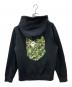 A BATHING APE (アベイシングエイプ) ロゴジップパーカー ブラック サイズ:XL：15000円