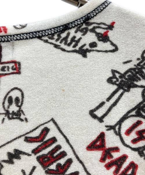 Hysteric Glamour（ヒステリックグラマー）Hysteric Glamour (ヒステリックグラマー) パイル地カットソー ホワイト サイズ:FREEの古着・服飾アイテム