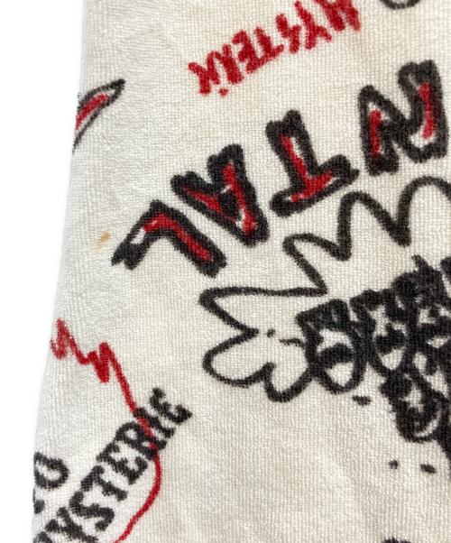 Hysteric Glamour（ヒステリックグラマー）Hysteric Glamour (ヒステリックグラマー) パイル地カットソー ホワイト サイズ:FREEの古着・服飾アイテム