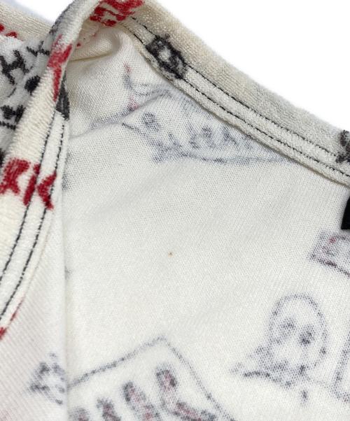 Hysteric Glamour（ヒステリックグラマー）Hysteric Glamour (ヒステリックグラマー) パイル地カットソー ホワイト サイズ:FREEの古着・服飾アイテム