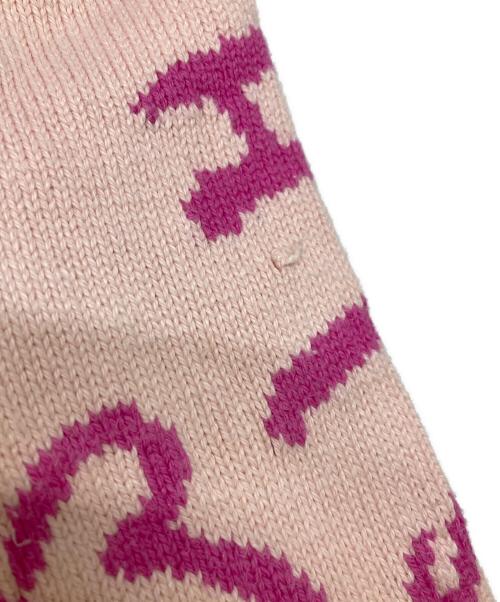Hysteric Glamour（ヒステリックグラマー）Hysteric Glamour (ヒステリックグラマー) ウサギ柄ニットブルゾン ピンク サイズ:FREEの古着・服飾アイテム