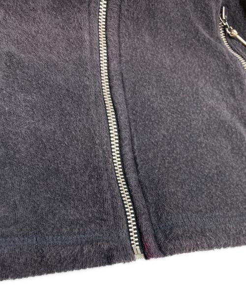 Hysteric Glamour（ヒステリックグラマー）Hysteric Glamour (ヒステリックグラマー) パイルジップジャケット グレー サイズ:FREEの古着・服飾アイテム