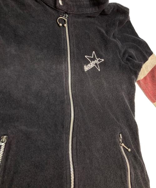 Hysteric Glamour（ヒステリックグラマー）Hysteric Glamour (ヒステリックグラマー) パイルジップジャケット グレー サイズ:FREEの古着・服飾アイテム