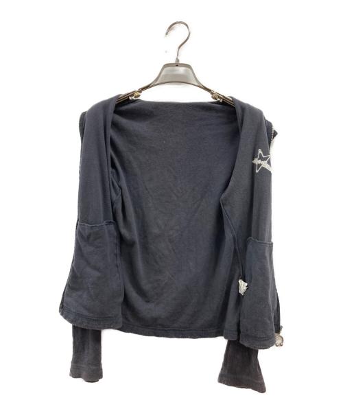Hysteric Glamour（ヒステリックグラマー）Hysteric Glamour (ヒステリックグラマー) パイルジップジャケット グレー サイズ:FREEの古着・服飾アイテム
